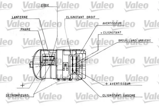 Lenkstockschalter VALEO 251328 Bild Lenkstockschalter VALEO 251328