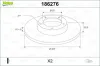 Bremsscheibe Vorderachse VALEO 186276 Bild Bremsscheibe Vorderachse VALEO 186276