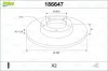 Bremsscheibe Hinterachse VALEO 186647