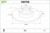 Bremsscheibe Hinterachse VALEO 186760
