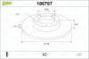Bremsscheibe Hinterachse VALEO 186797 Bild Bremsscheibe Hinterachse VALEO 186797