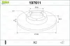 Bremsscheibe Hinterachse VALEO 197611 Bild Bremsscheibe Hinterachse VALEO 197611