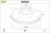 Bremsscheibe VALEO 197631 Bild Bremsscheibe VALEO 197631