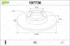 Bremsscheibe Hinterachse VALEO 197736 Bild Bremsscheibe Hinterachse VALEO 197736