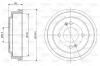 Bremstrommel Hinterachse VALEO 237059