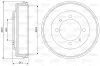 Bremstrommel Hinterachse VALEO 237081