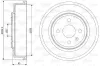Bremstrommel Hinterachse VALEO 237110