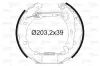 Bremsbackensatz Hinterachse VALEO 554726