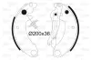 Bremsbackensatz Hinterachse VALEO 562098