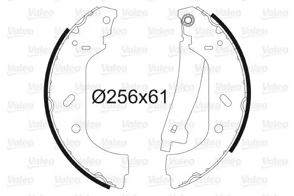 Bremsbackensatz VALEO 562552