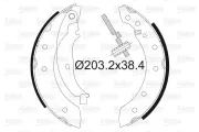 Bremsbackensatz Hinterachse VALEO 562581