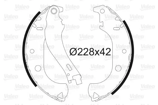 Bremsbackensatz VALEO 562806