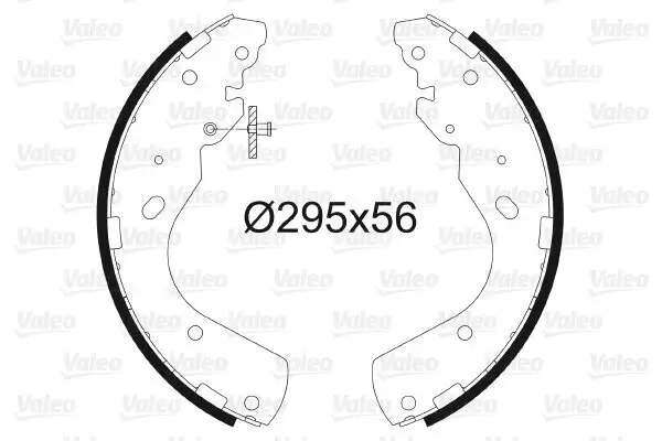 Bremsbackensatz Hinterachse VALEO 564032