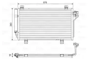 Kondensator, Klimaanlage VALEO 814195