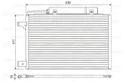 Kondensator, Klimaanlage VALEO 814376