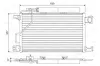 Kondensator, Klimaanlage VALEO 814423