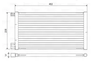 Kondensator, Klimaanlage VALEO 814433