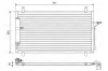 Kondensator, Klimaanlage VALEO 814496