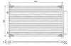 Kondensator, Klimaanlage VALEO 822604