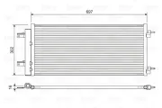 Kondensator, Klimaanlage VALEO 822626