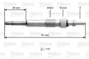 Glühkerze 11 V VALEO 345130