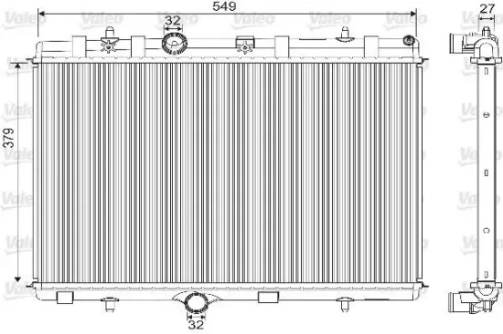 Kühler, Motorkühlung VALEO 733101 Bild Kühler, Motorkühlung VALEO 733101