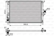 Kühler, Motorkühlung VALEO 700801