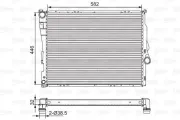 Kühler, Motorkühlung VALEO 701523