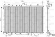 Kühler, Motorkühlung VALEO 701550