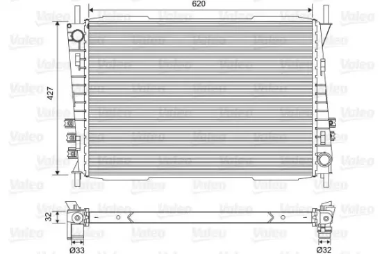 Kühler, Motorkühlung VALEO 701559 Bild Kühler, Motorkühlung VALEO 701559