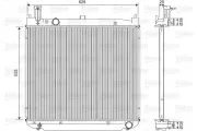 Kühler, Motorkühlung VALEO 701591