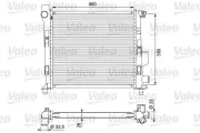 Kühler, Motorkühlung VALEO 701724