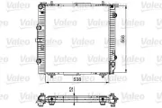 Kühler, Motorkühlung VALEO 732459