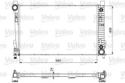 Kühler, Motorkühlung VALEO 732741