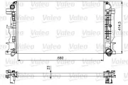 Kühler, Motorkühlung VALEO 734926