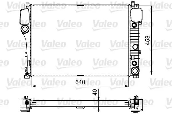 Kühler, Motorkühlung VALEO 735299