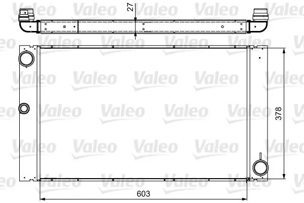 Kühler, Motorkühlung VALEO 735475