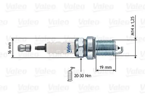 Zündkerze VALEO 246892 Bild Zündkerze VALEO 246892