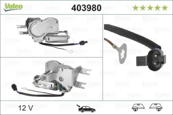 Wischermotor 12 V hinten VALEO 403980 Bild Wischermotor 12 V hinten VALEO 403980