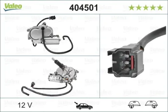 Wischermotor 12 V hinten rechts VALEO 404501 Bild Wischermotor 12 V hinten rechts VALEO 404501