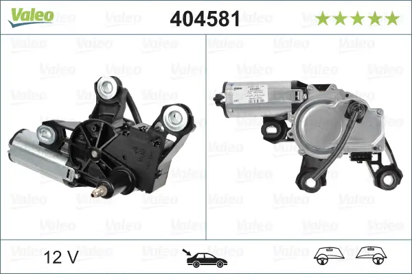 Wischermotor 12 V hinten VALEO 404581