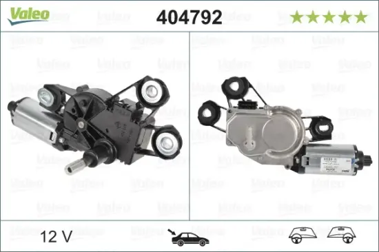 Wischermotor 12 V hinten rechts VALEO 404792 Bild Wischermotor 12 V hinten rechts VALEO 404792