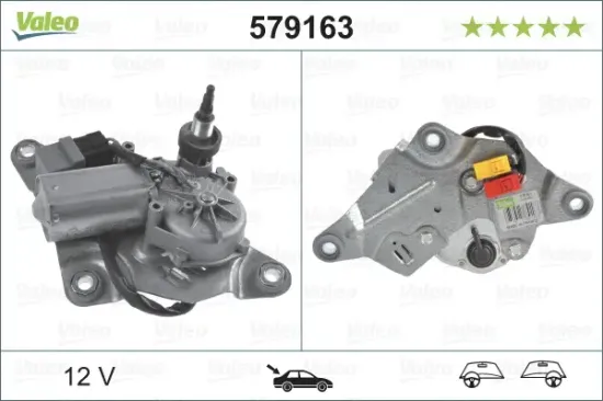 Wischermotor 12 V hinten VALEO 579163 Bild Wischermotor 12 V hinten VALEO 579163