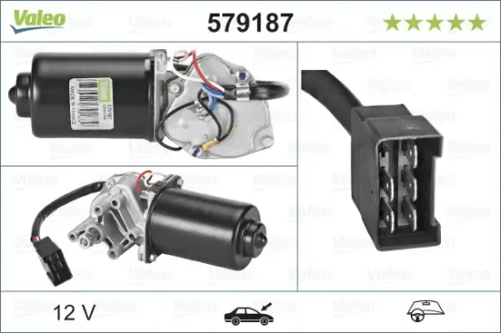 Wischermotor 12 V vorne VALEO 579187 Bild Wischermotor 12 V vorne VALEO 579187