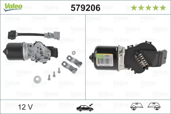 Wischermotor 12 V vorne VALEO 579206