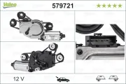 Wischermotor 12 V hinten VALEO 579721