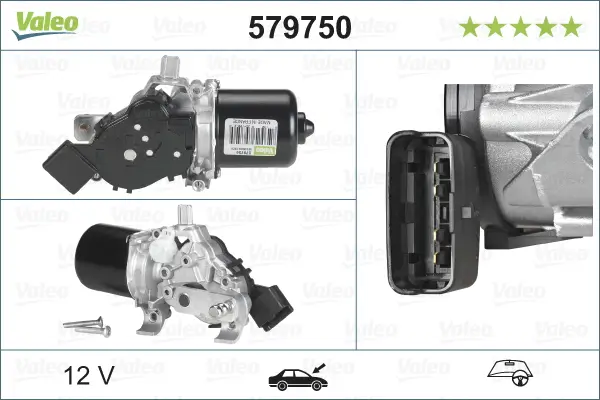 Wischermotor 12 V VALEO 579750