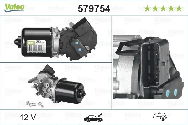Wischermotor 12 V vorne VALEO 579754
