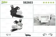 Wischermotor 12 V hinten VALEO 582603