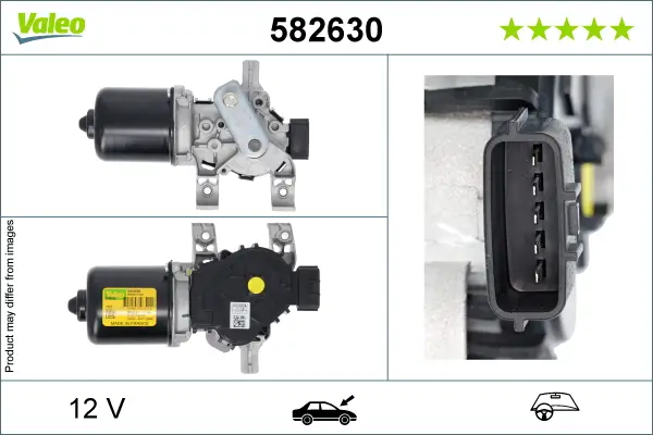 Wischermotor 12 V VALEO 582630